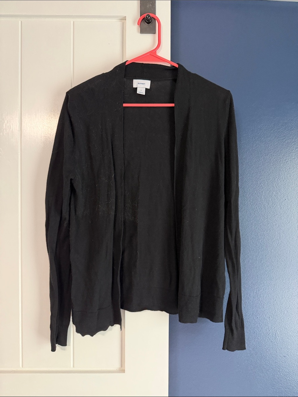 Old Navy Black Open Front Lightweight Women's Cardigan